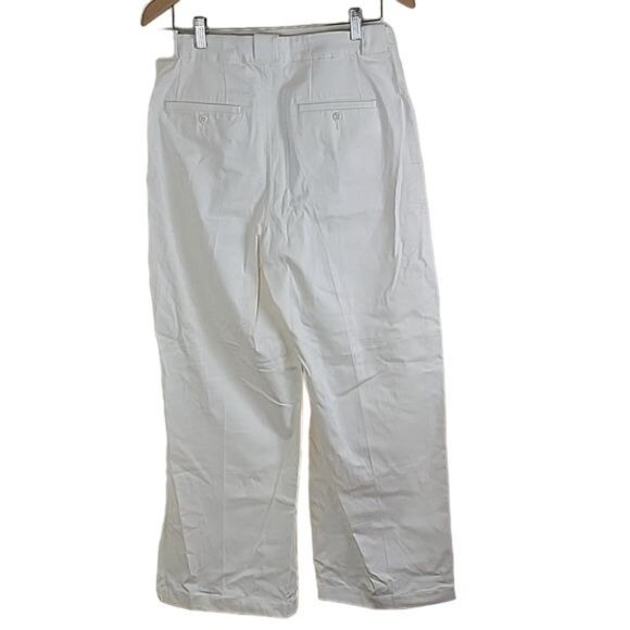 Polo Ralph Lauren Wide Legs Cargo Myer Pants color White NWOT - Picture 6 of 11